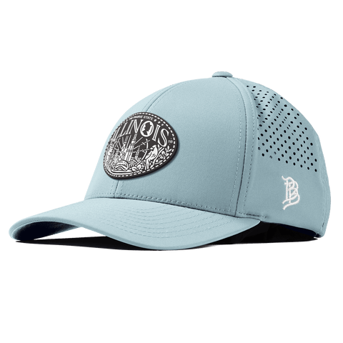 Illinois Traveler Curved Performance Sky Blue