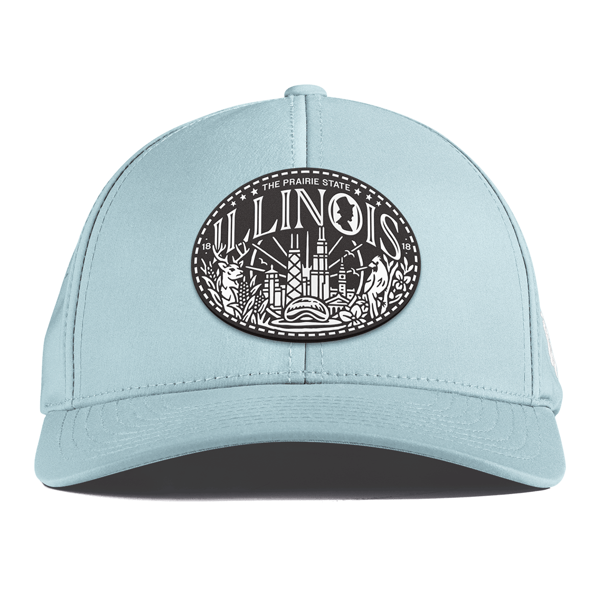Illinois Traveler Curved Performance Sky Blue