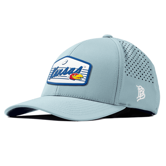 University of Kansas "Jayhawks Football" Curved Performance Sky Blue