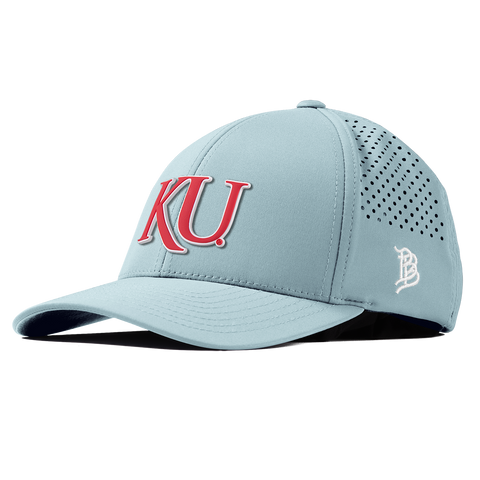University of Kansas "KU Block" Curved Performance SkyBlue