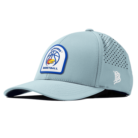 University of Kansas "Kansas Basketball" Curved Performance Sky Blue