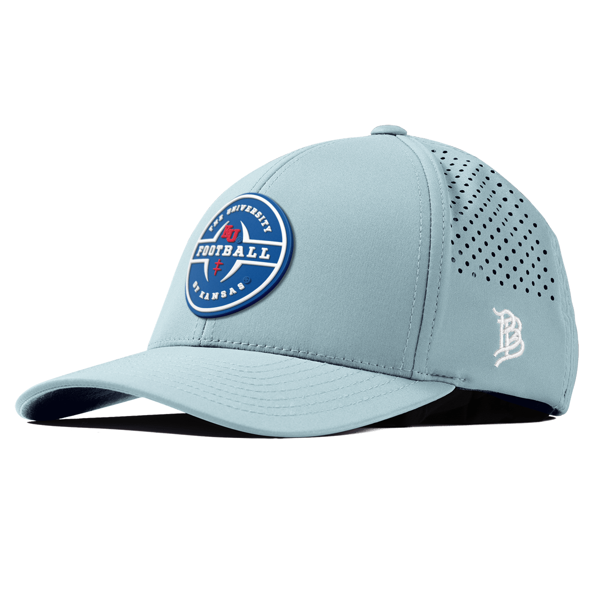 University of Kansas "Kansas Football Legacy" Curved Performance Sky Blue