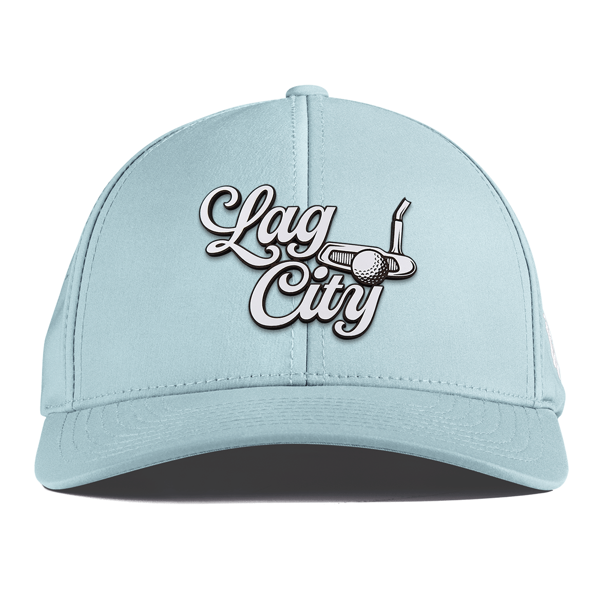 Lag City Script Curved Performance Sky Blue