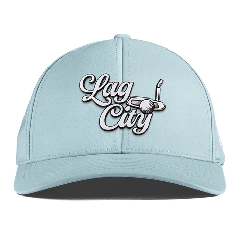 Lag City Script Curved Performance Sky Blue
