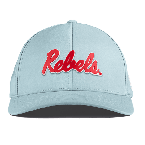 University of Mississippi "Ole Miss Crimson Rebels" Curved Performance Sky Blue