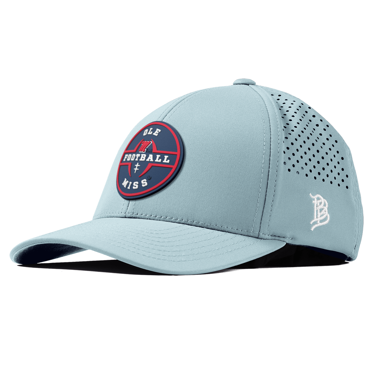 University of Mississippi "Ole Miss Football Legacy" Curved Performance Sky Blue