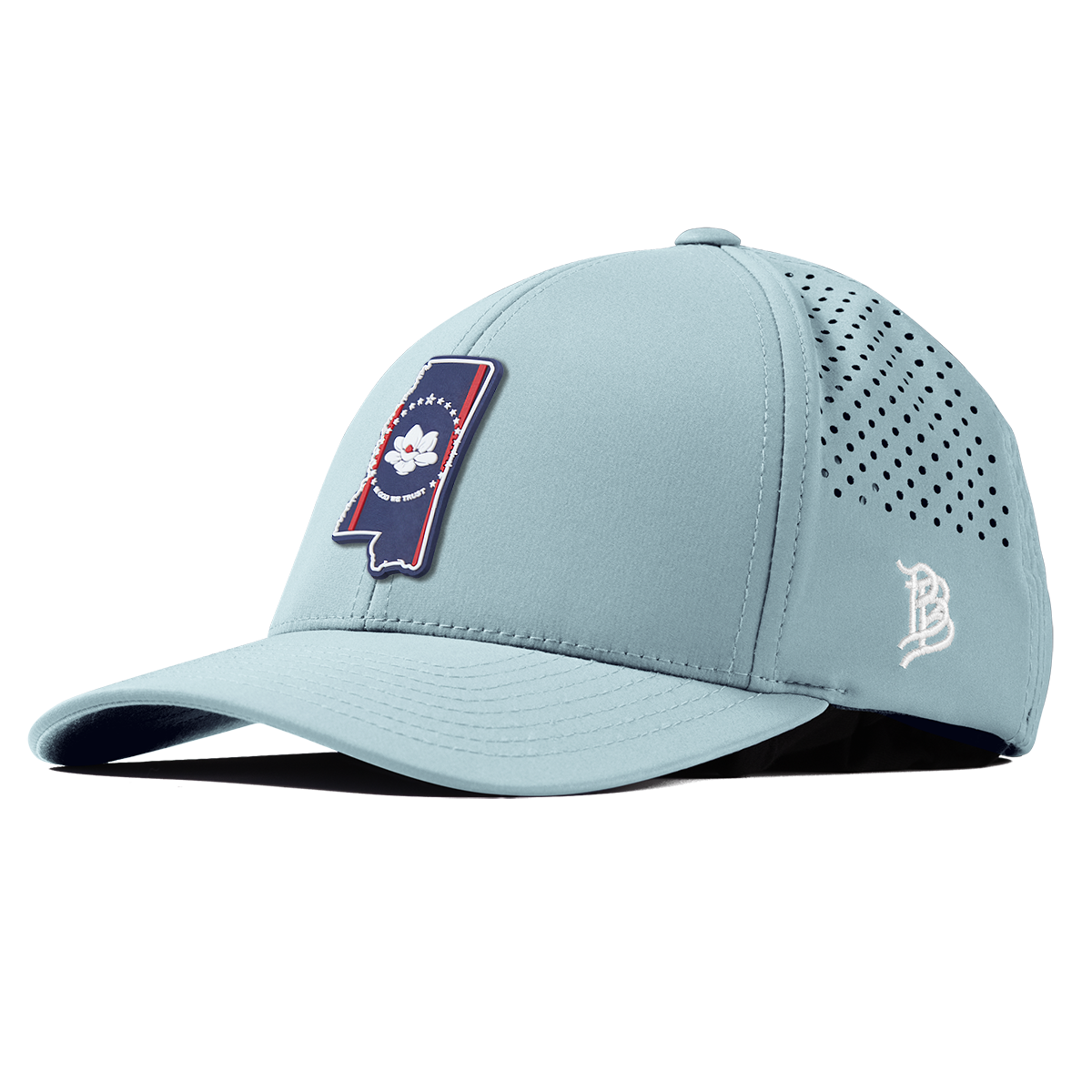 Mississippi Patriot Series Curved Performance Sky Blue