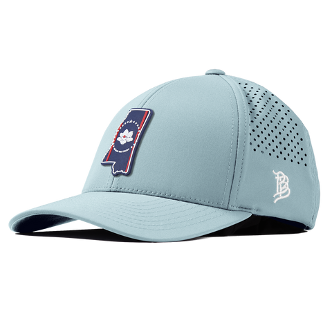 Mississippi Patriot Series Curved Performance Sky Blue