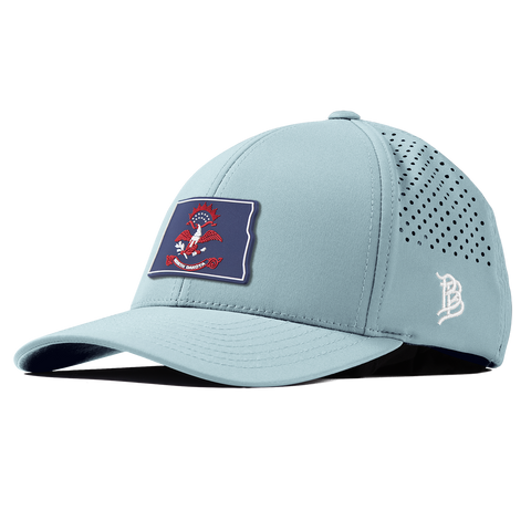 North Dakota Patriot Series Curved Performance Sky Blue
