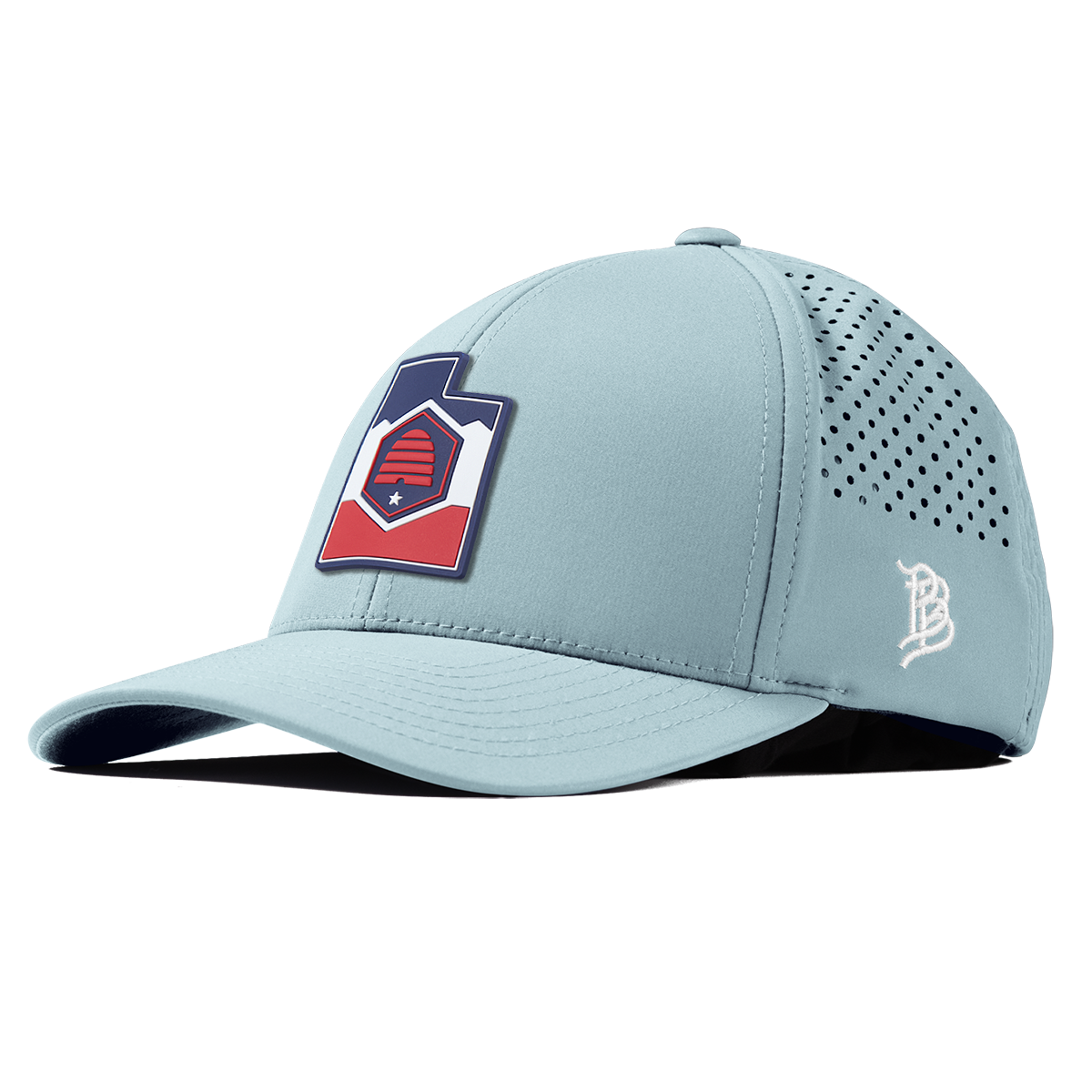 Utah Patriot Series Curved Performance Sky Blue