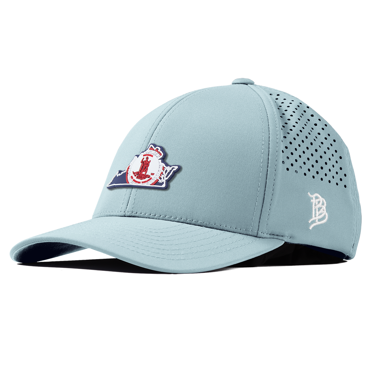 Virginia Patriot Series Curved Performance Sky Blue