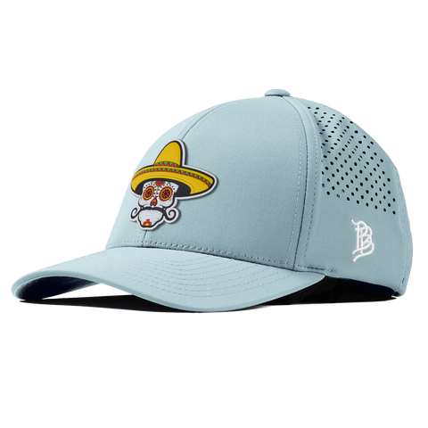 Sombrero Skull PVC Curved Performance Sky Blue
