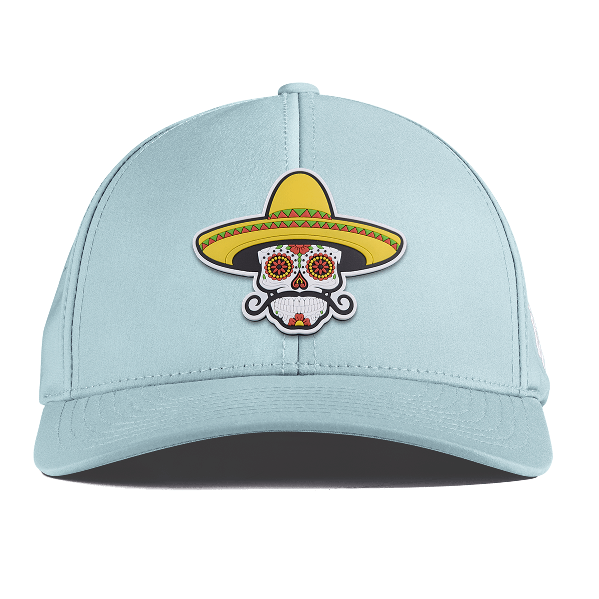 Sombrero Skull PVC Curved Performance Sky Blue