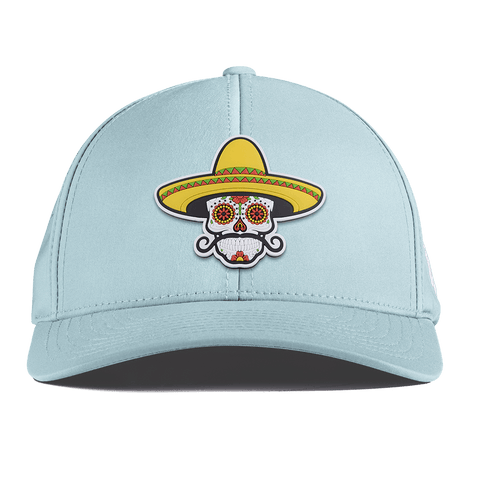 Sombrero Skull PVC Curved Performance Sky Blue