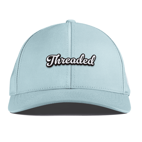 Threaded Script Curved Performance Sky Blue