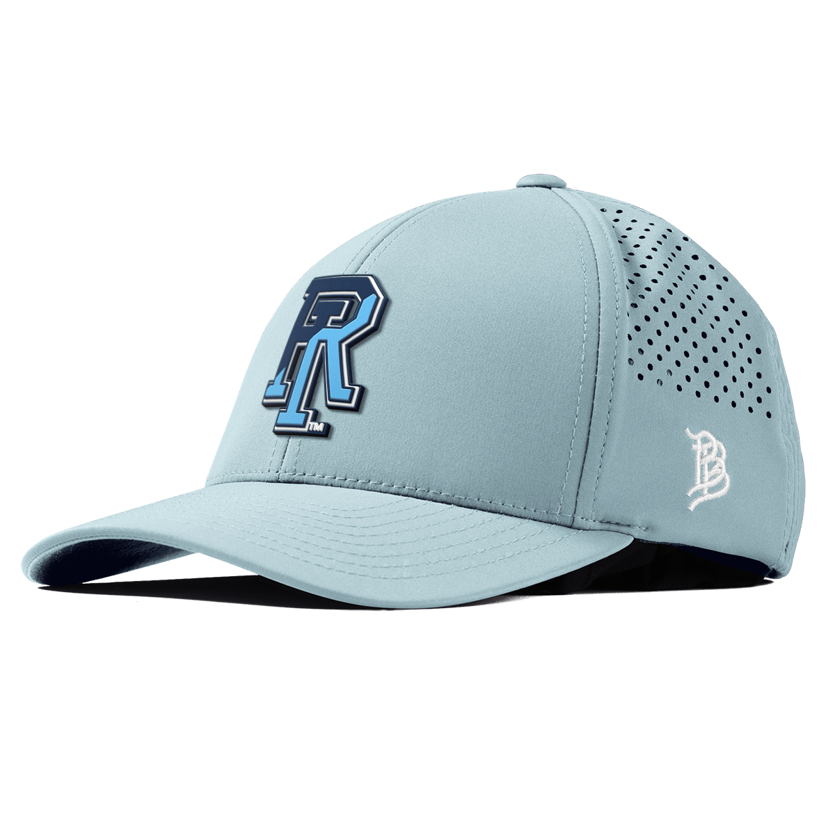 University of Rhode Island "URI Team Logo" Curved Performance Sky Blue