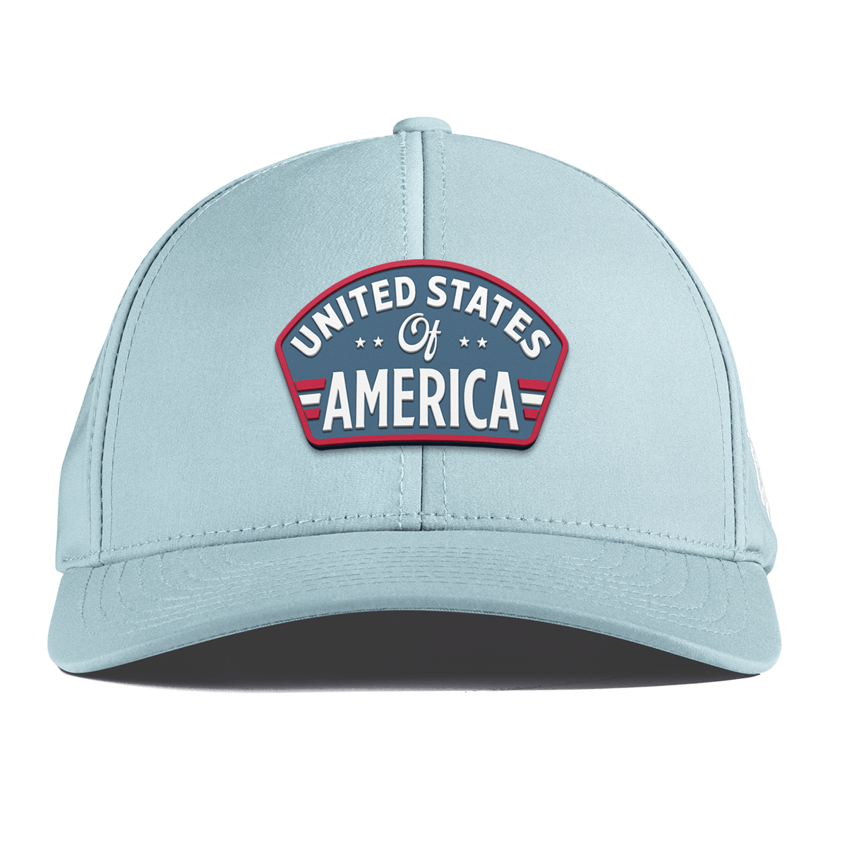 United States of America Badge Curved Performance Sky Blue