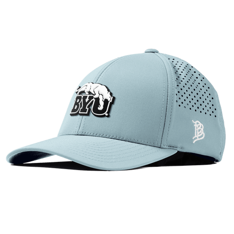 Brigham Young University "Vintage BYU Cougars" Curved Performance Sky Blue