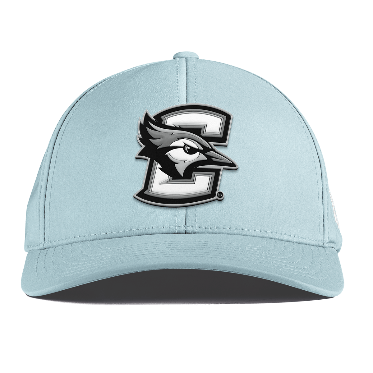Creighton University "Vintage Creighton Block" Curved Performance Sky Blue