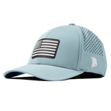 Vintage Old Glory Curved Performance Sky Blue