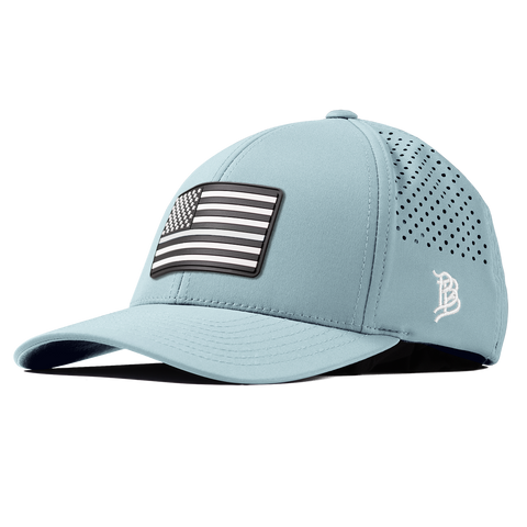 Vintage Old Glory Curved Performance Sky Blue