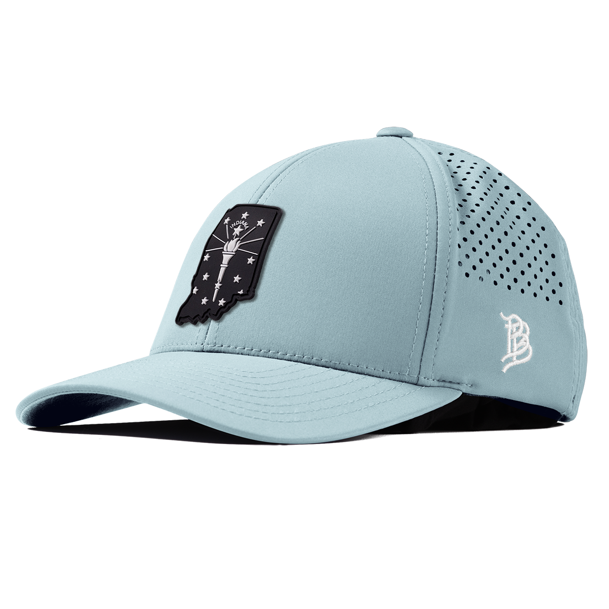 Indiana Vintage Curved Performance Sky Blue