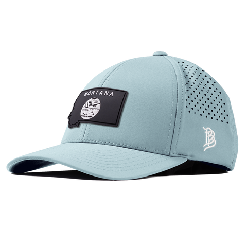 Montana Vintage Curved Performance Sky Blue