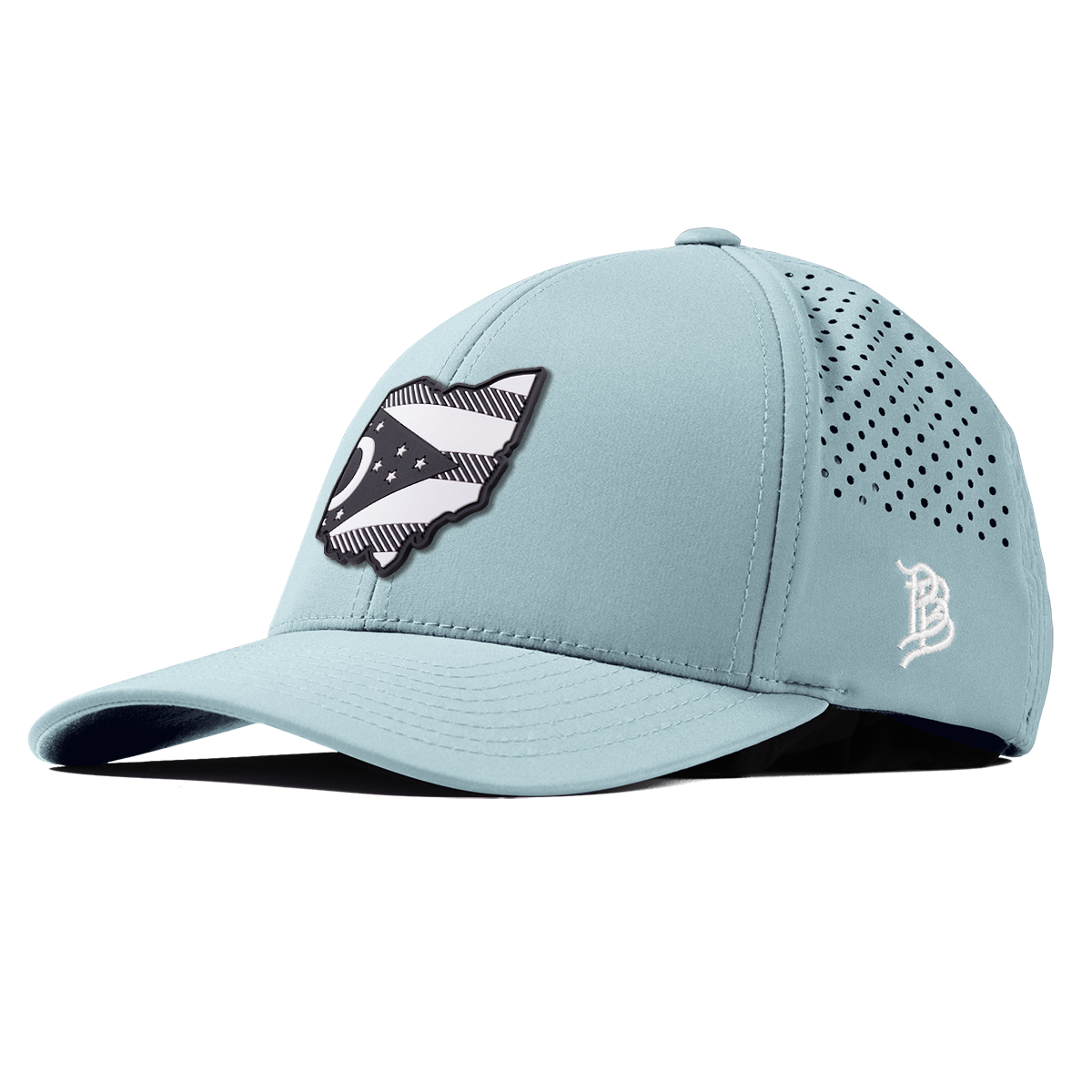 Ohio Vintage Curved Performance Sky Blue