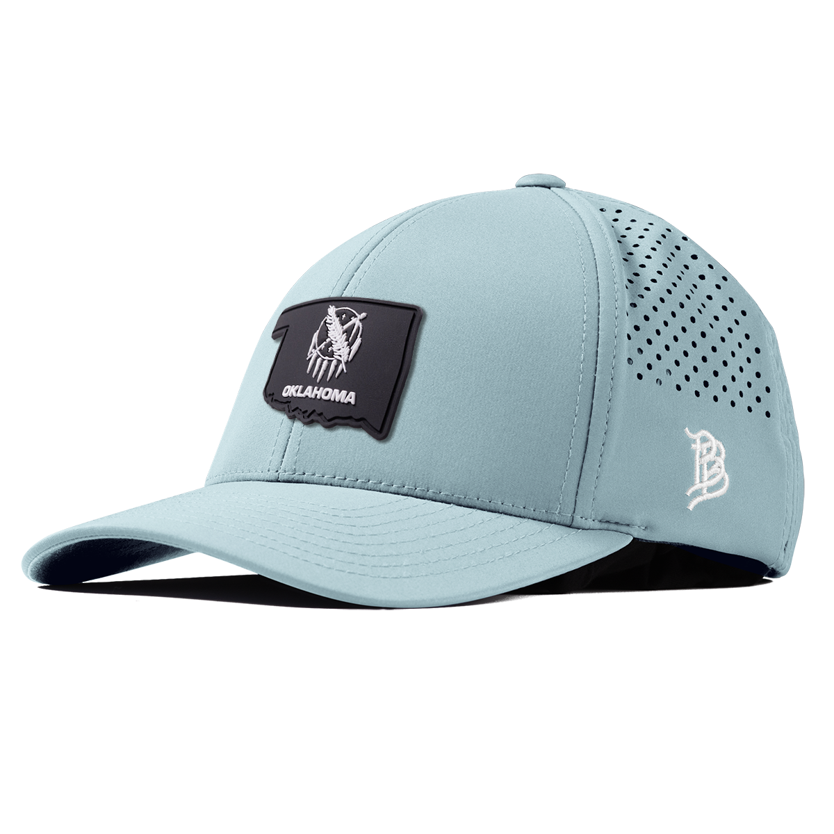 Oklahoma Vintage Curved Performance Sky Blue