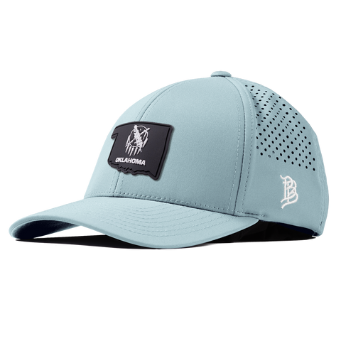Oklahoma Vintage Curved Performance Sky Blue