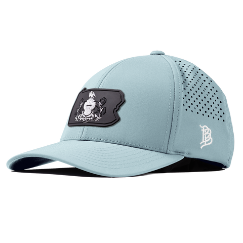 Pennsylvania Vintage Curved Performance Sky Blue