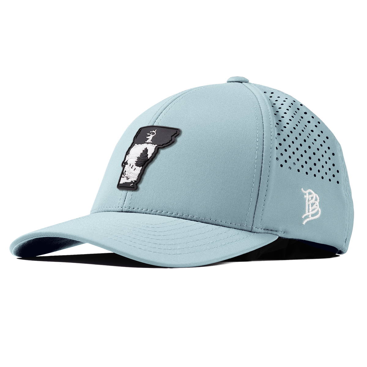 Vermont Vintage Curved Performance Sky Blue