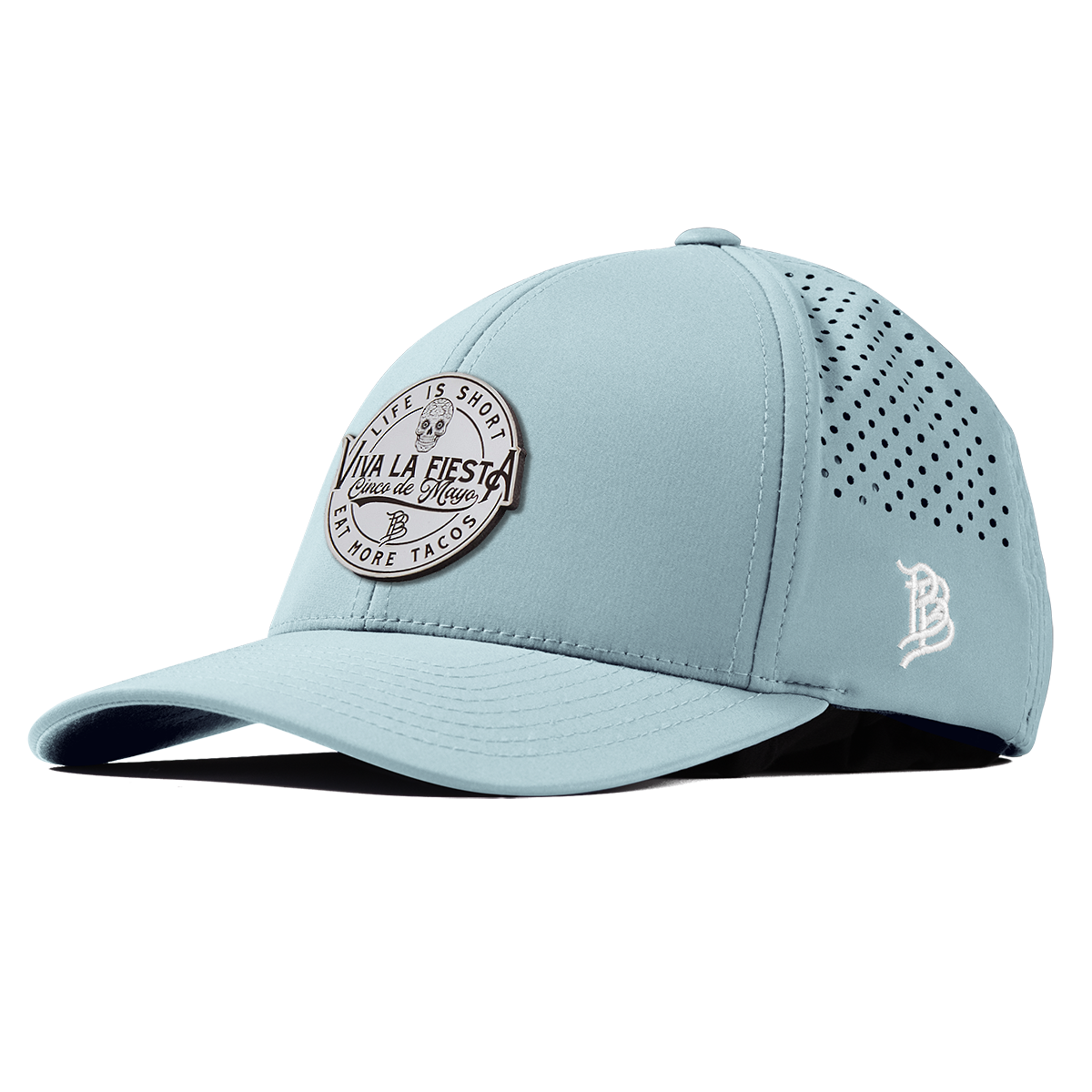 Branded Fiesta Curved Performance Sky Blue