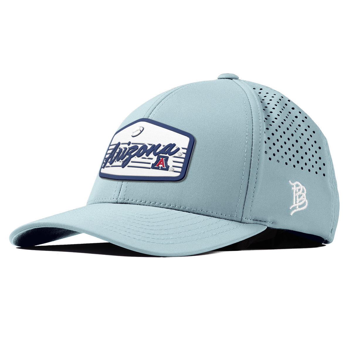 University of Arizona "Wildcats Football" Curved Performance Sky Blue