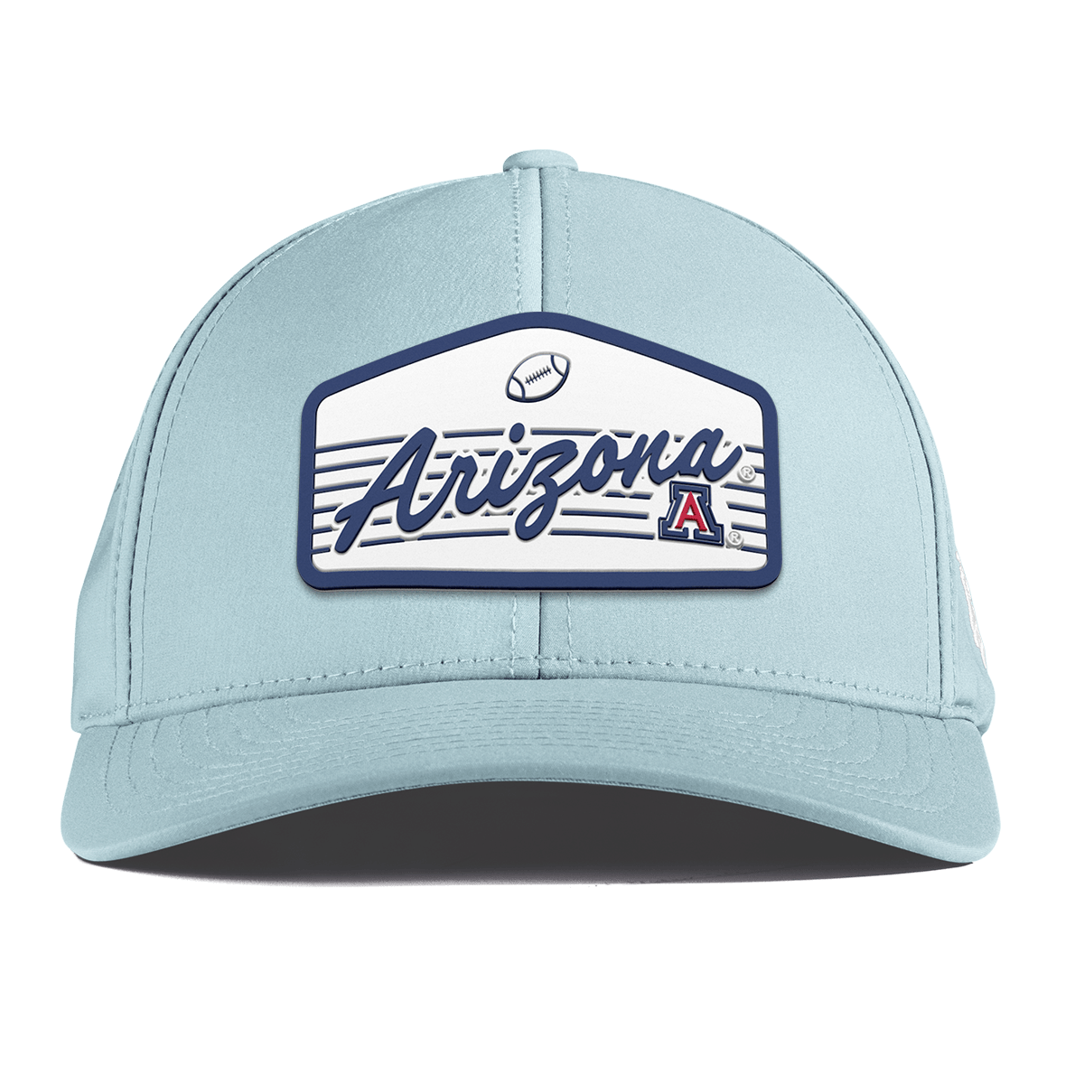 University of Arizona "Wildcats Football" Curved Performance Sky Blue