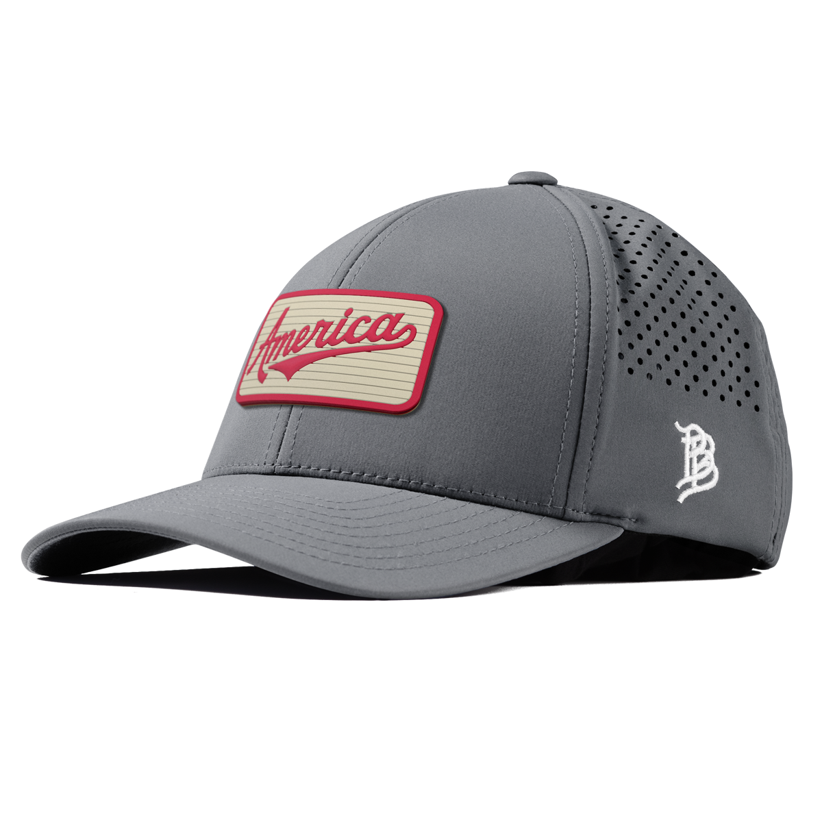 America Badge Curved Performance Slate