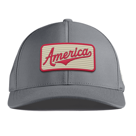 America Badge Curved Performance Slate