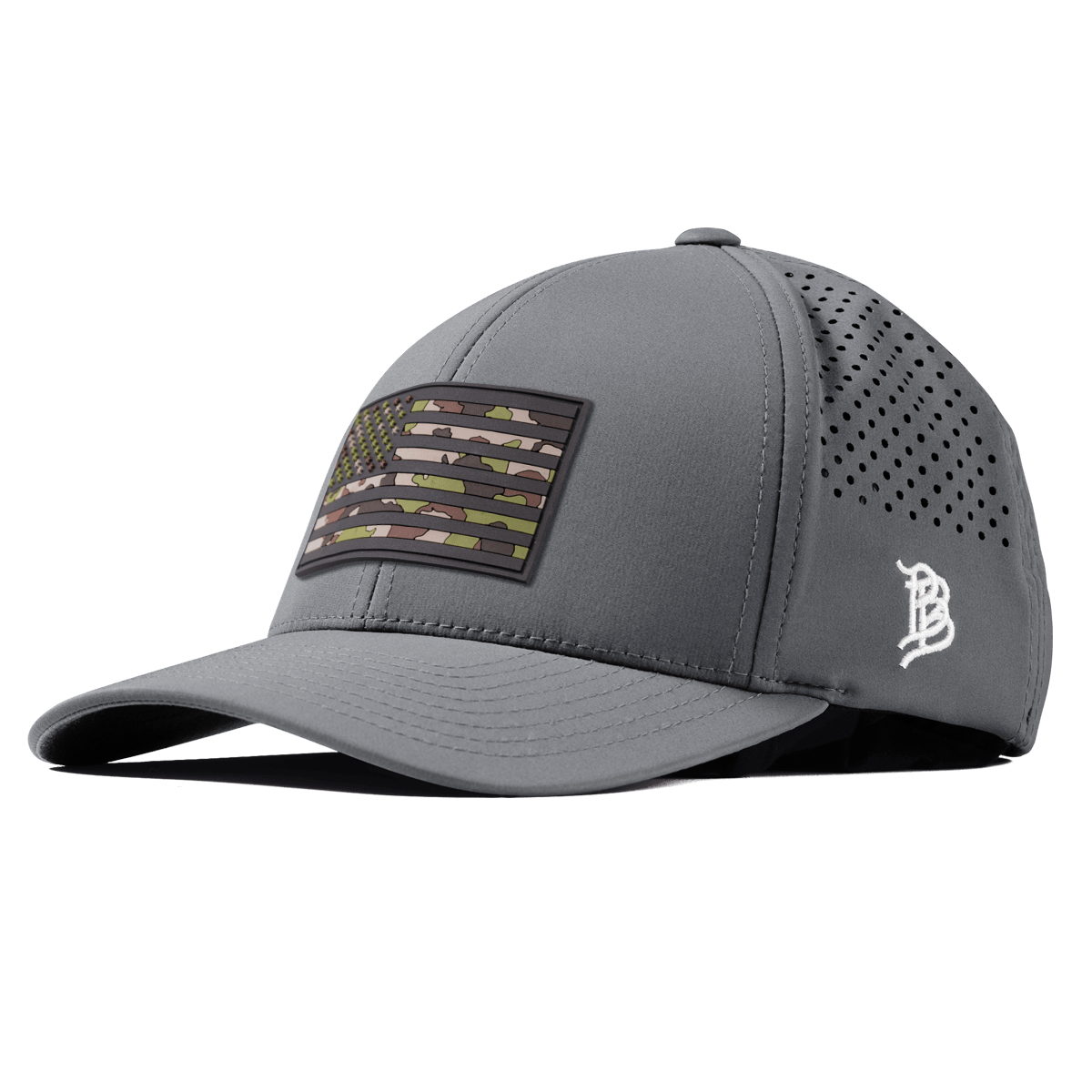 Green Camo Glory PVC Curved Performance Slate