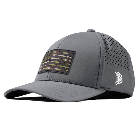 Green Camo Glory PVC Curved Performance Slate