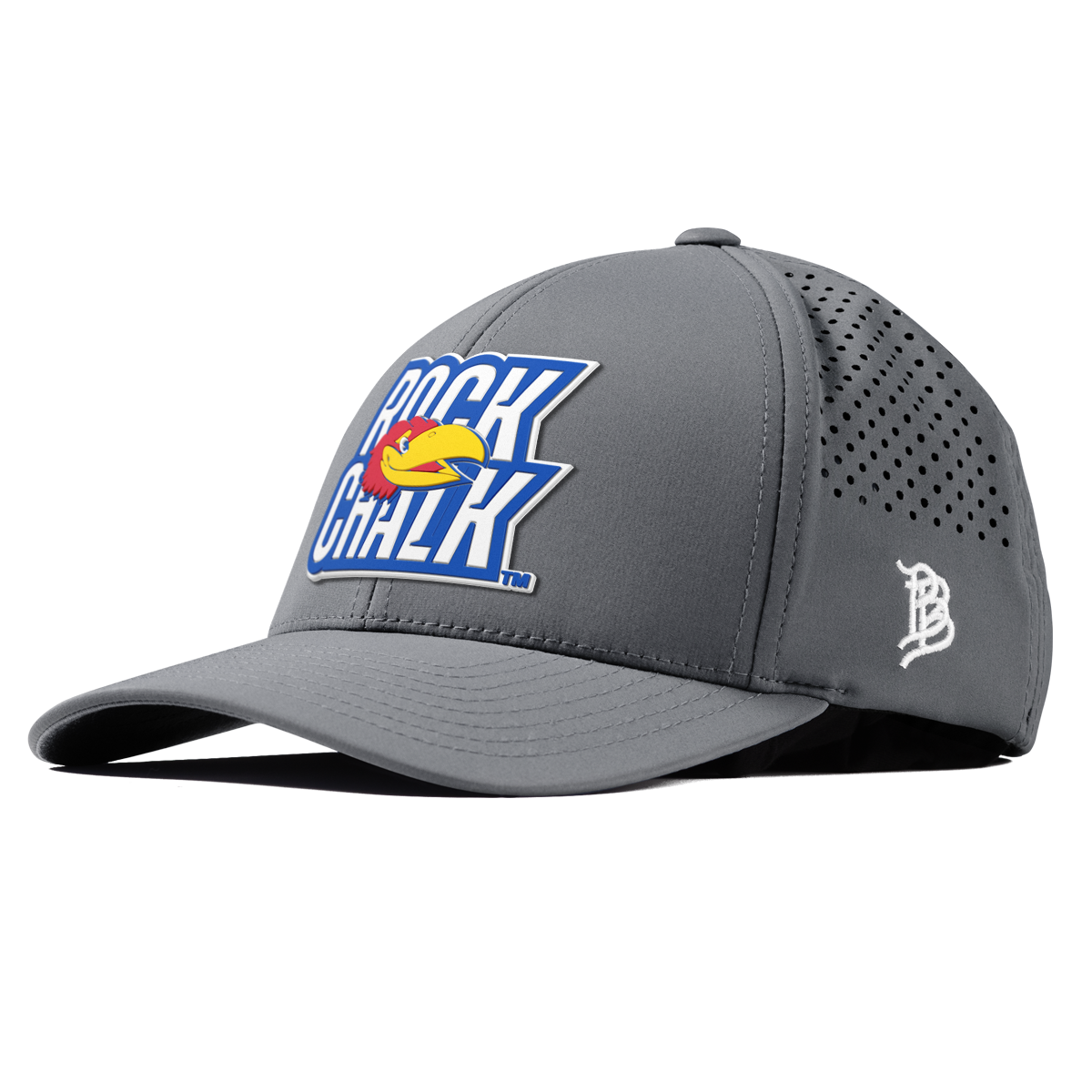 University of Kansas "Kansas Rock Chalk Block" Curved Performance Slate