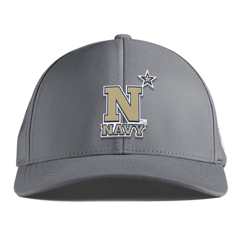 United States Naval Academy "Naval Academy Team Logo Gold" Curved Performance Slate