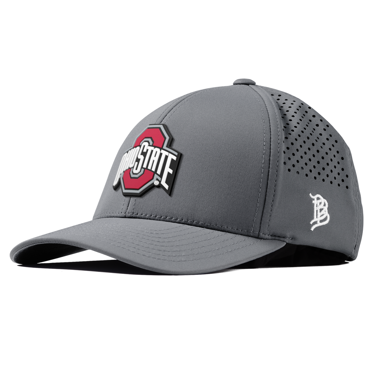 Ohio State University "Ohio State Gray Team Logo" Curved Performance Slate