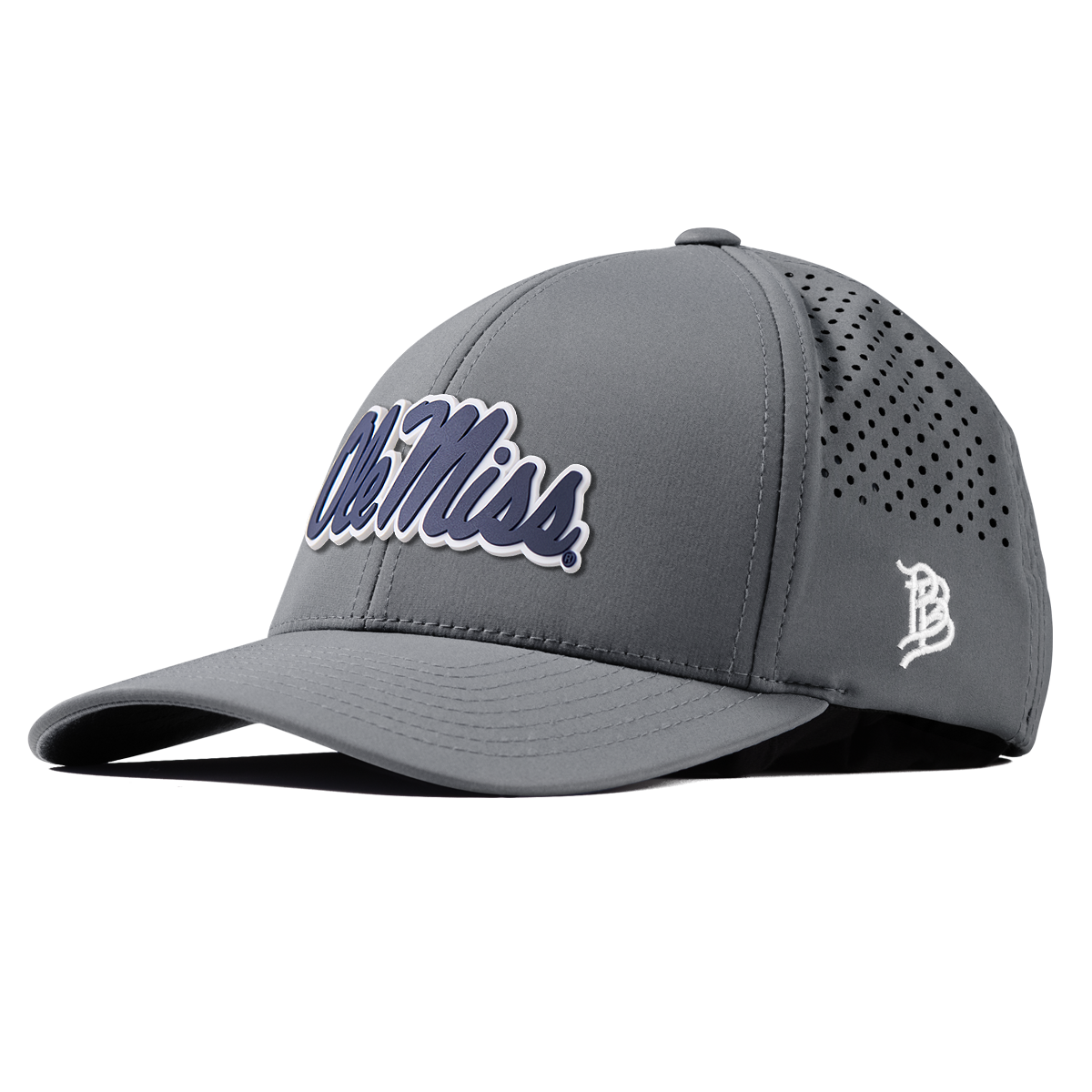 University of Mississippi "Ole Miss Navy Script" Curved Performance Slate