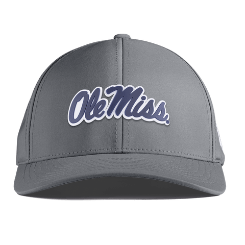 University of Mississippi "Ole Miss Navy Script" Curved Performance Slate