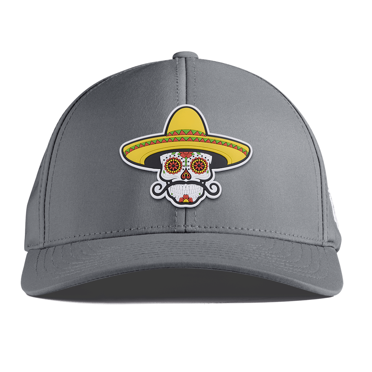 Sombrero Skull PVC Curved Performance Slate
