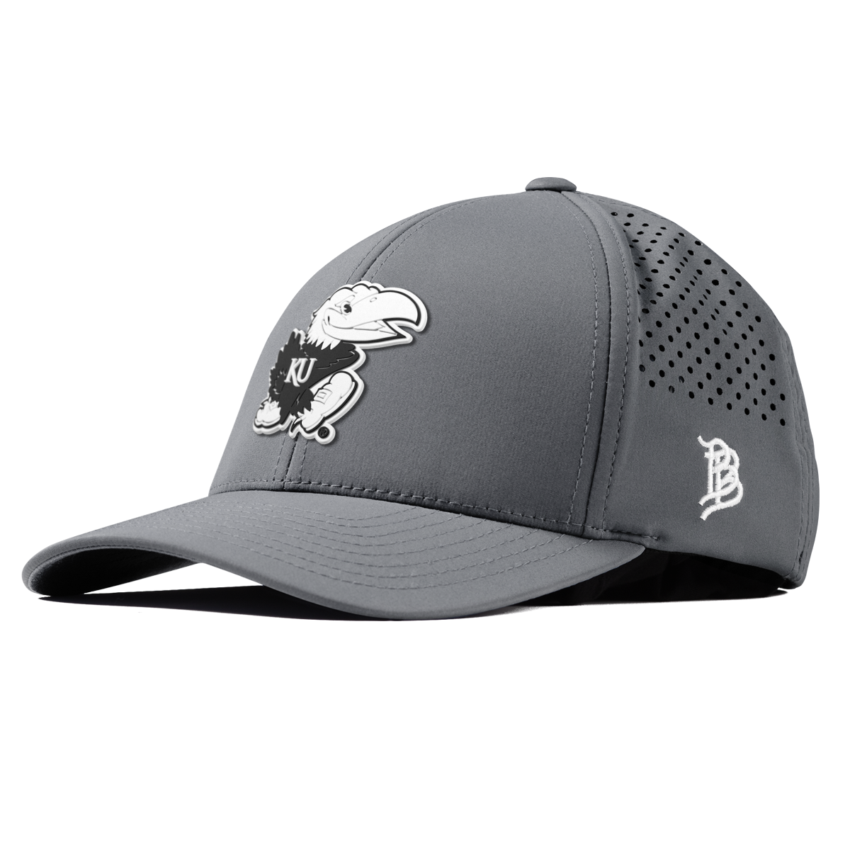 University of Kansas "Vintage Jayhawk" Curved Performance Slate