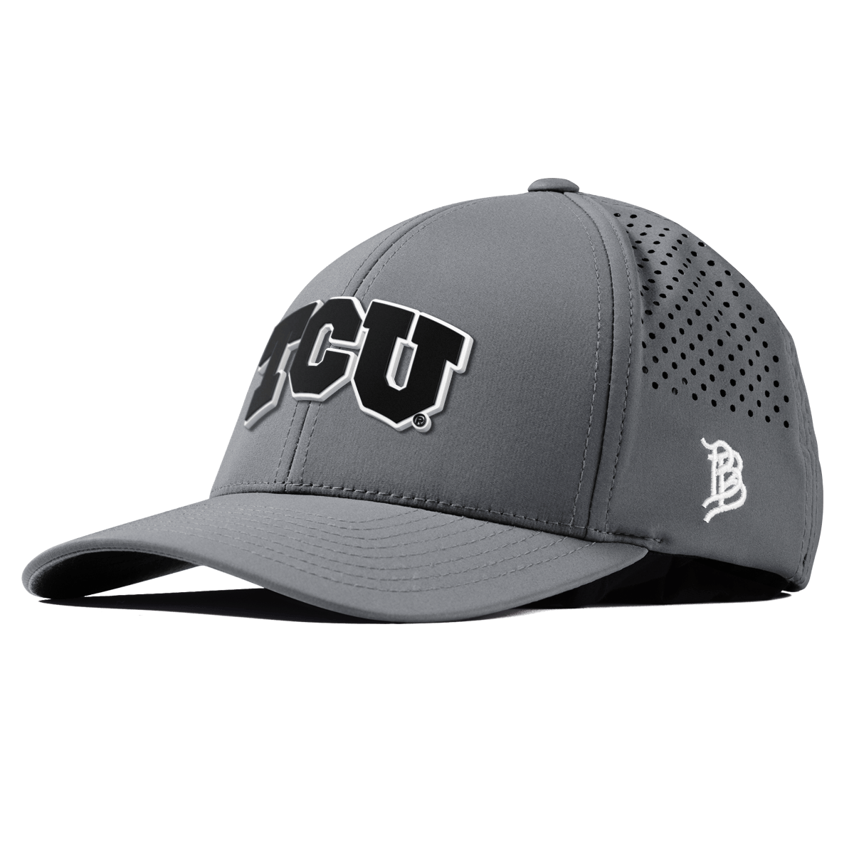 Texas Christian University "Vintage TCU Block" Curved Performance Slate