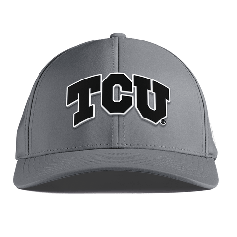 Texas Christian University "Vintage TCU Block" Curved Performance Slate