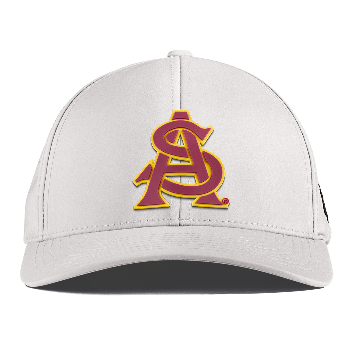 Arizona State University "ASU Baseball and Gold" Curved Performance White