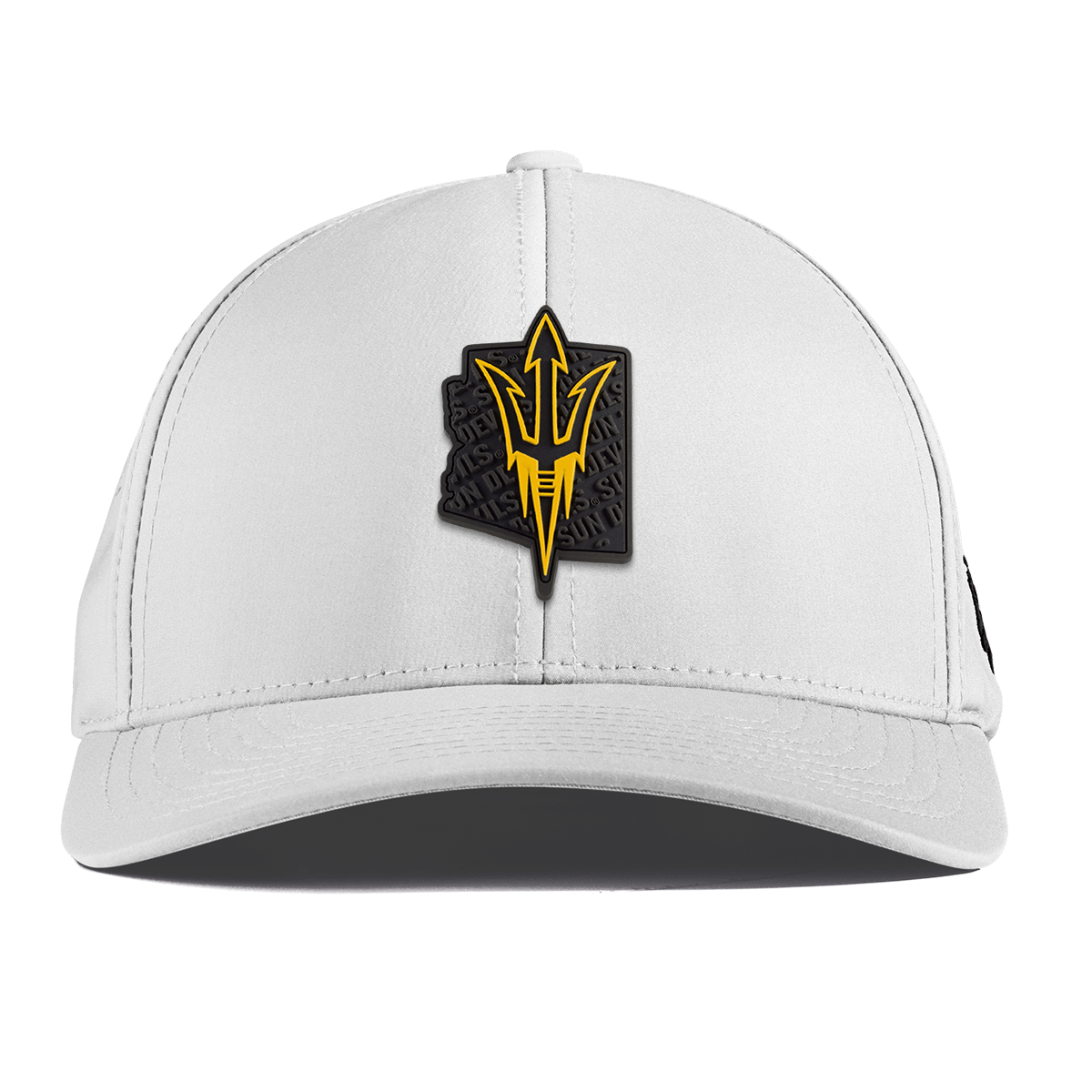 Arizona State University "ASU Blackout Pitchfork" Curved Performance White